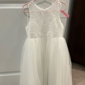 Ivory 5T Flower Girl Dress